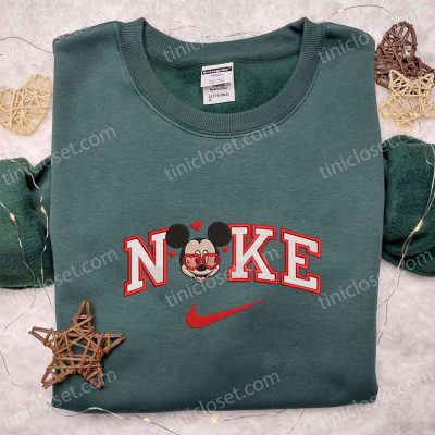 Nike x Mickey Heart Glasses Shirt & Disney Characters Hoodie Best Valentine s Day Gift Ideas | soulcals.com