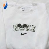 Nike X Mickey Jack Skellington Embroidered Shirt Disney Halloween Embroidered Shirt Nike Inspired Embroidered Shirt.jpg - demo10