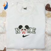 Nike X Mickey Jigsaw Stitch Changed Face Embroidered Shirt Disney Halloween Embroidered Shirt Nike Inspired Embroidered Shirt 4.jpg - demo10