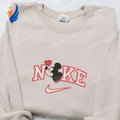 Nike X Mickey Kiss Heart Embroidered Shirt Disney Characters Embroidered Hoodie Best Valentines Day Gift Ideas.jpg - demo10
