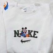 Nike X Mickey Mouse Vampire Embroidered Sweatshirt Disney Characters Embroidered T Shirt Nike Inspired Embroidered Hoodie.jpg - demo10
