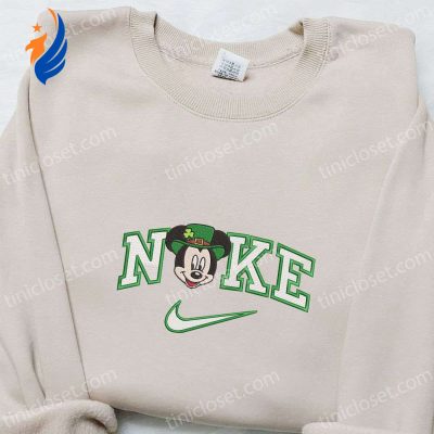 Disney Characters Embroidered Shirt & Hoodie Nike x Mickey St Patrick?s Day Collection Best Holiday Gift Ideas | soulcals.com