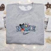 Nike X Mickey Stitch Changed Face Embroidered Shirt Disney Halloween Embroidered Shirt Nike Inspired Embroidered Shirt 10.jpg - demo10