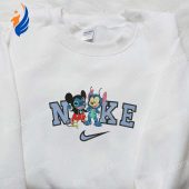 Nike X Mickey Stitch Changed Face Embroidered Shirt Disney Halloween Embroidered Shirt Nike Inspired Embroidered Shirt.jpg - demo10
