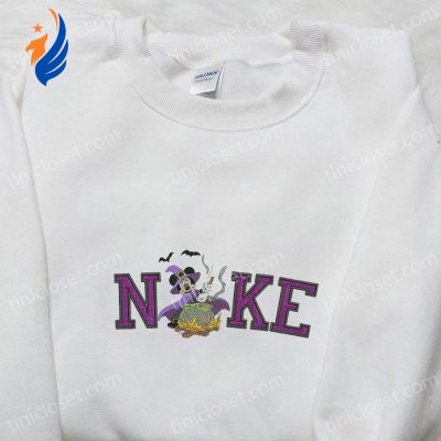 Spooktacular Nike x Mickey Witch Shirt Disney Halloween Hoodie & Inspired Sweatshirt | soulcals.com