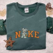 Nike X Mummy Mickey Embroidered Shirt Disney Halloween Embroidered Hoodie Nike Inspired Embroidered Sweatshirt 4.jpeg - demo10