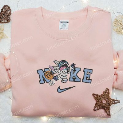 Spooky Style Nike x Mummy Stitch T-shirt Disney Halloween Hoodie & Nike Inspired Sweatshirt| soulcals.com