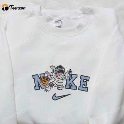 Spooky Style Nike x Mummy Stitch T-shirt Disney Halloween Hoodie & Nike Inspired Sweatshirt| soulcals.com