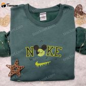 Nike X Oogie Boogie Mickey Head Embroidered Shirt Disney Halloween Embroidered T Shirt Nike Inspired Embroidered Sweatshirt.jpeg - demo10