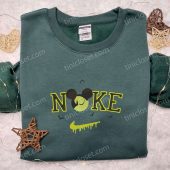 Nike X Oogie Boogie Mickey Head Embroidered Shirt Disney Halloween Embroidered T Shirt Nike Inspired Embroidered Sweatshirt 4.jpeg - demo10