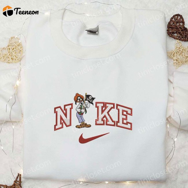 Disney Characters Embroidered Shirt Nike x Pirate Cruise Goofy Inspired D Gift for Men Women| soulcals.com