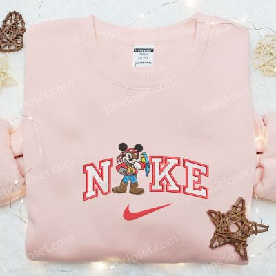 Disney Characters Embroidered Shirt Nike x Pirate Cruise Mickey, Get Inspired with Nike s Unique D Gift for Men Women| soulcals.com