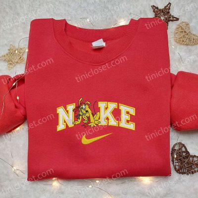 Disney Characters Embroidered T-shirt Nike x Pirate Cruise Pluto Custom Nike Tee| soulcals.com