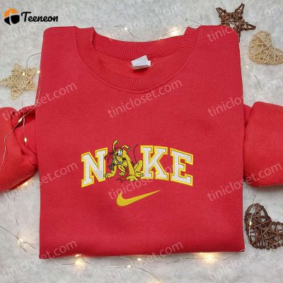 Disney Characters Embroidered T-shirt Nike x Pirate Cruise Pluto Custom Nike Tee| soulcals.com