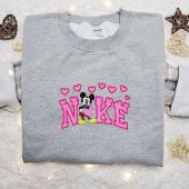 Nike X Retro Mickey Hearts Embroidered Sweatshirt Disney Characters Embroidered Shirt Valentine Embroidered Sweatshirt 2.jpg - demo10