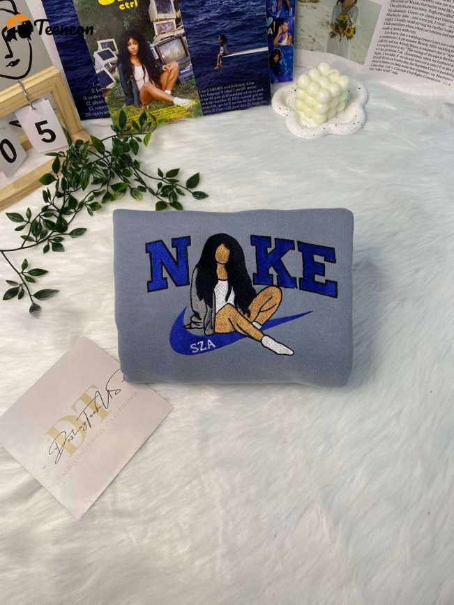 Nike x SZA Embroidered Shirt Trendy Unisex Gift for Men & Women, Gift for Men Women| soulcals.com