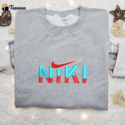 Niki x Nike Embroidered Shirt & Hoodie B Gift for Men Women Family Gifts Inspired by Nike Shop Now| soulcals.com