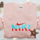 Niki X Nike Embroidered Shirt Nike Inspired Embroidered Hoodie Best Gifts For Family 5.jpeg - demo10
