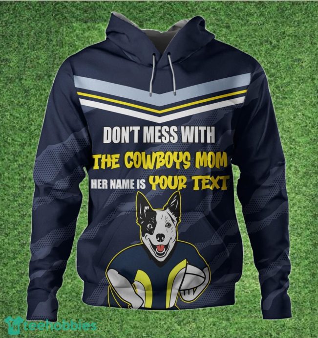North Queensland Cowboys Custom Name Mother?s Day NRL Custom Hoodie Best Gift For Fans