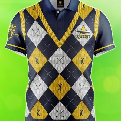 North Queensland Cowboys NRL Fairway Golf Polo Shirt Best Gift Men And Women For Fans