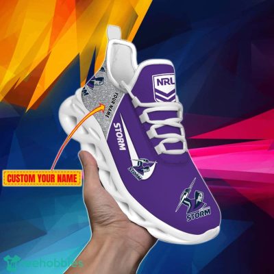 North Queensland Cowboys NRL Glitter Personalized Max Soul Shoes