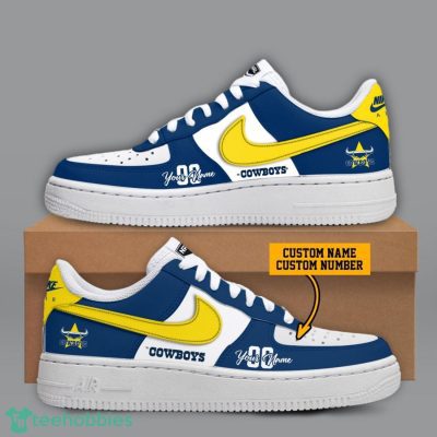 NQ Cowboys NRL Custom Name And Number Personalized Air Force 1 Sneaker