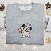 Oogie Boogie Mickey Mouse Embroidered Hoodie Disney Halloween Embroidered Shirt Best Halloween Gift Ideas 5.jpg - demo10