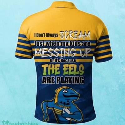 Parramatta Eels Custom Name Father?s Day NRL Custom Polo Shirt Best Gift For Fans