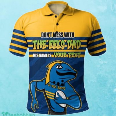 Parramatta Eels Custom Name Father?s Day NRL Custom Polo Shirt Best Gift For Fans