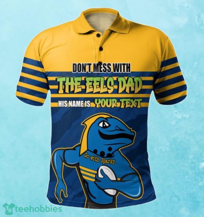 Parramatta Eels Custom Name Father?s Day NRL Custom Polo Shirt Best Gift For Fans