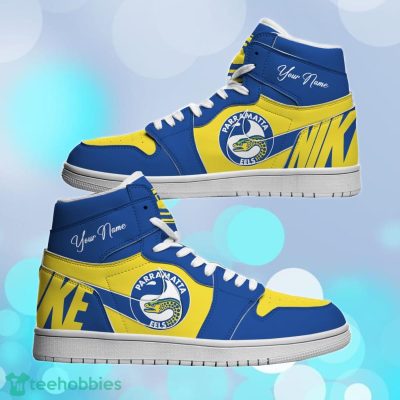 Parramatta Eels Custom Name NRL Air Jordan HighTop Best Gift For Fans