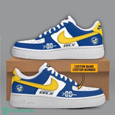 Parramatta Eels NRL Custom Name And Number Personalized Air Force 1 Sneaker