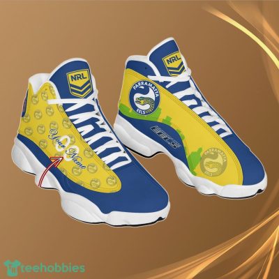Parramatta Eels Personalzied Name NRL Air Jordan 13 Shoes Best Gift Fans