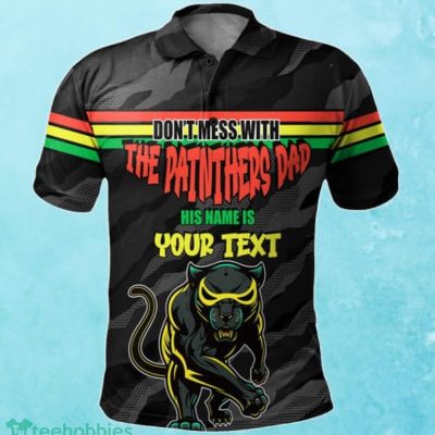 Penrith Panthers Custom Name Father?s Day NRL Custom Polo Shirt Best Gift For Fans