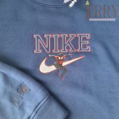 Personalized Spider Man Nike Embroidered Sweatshirt Best Halloween Gift For Couple 4.jpeg - demo10