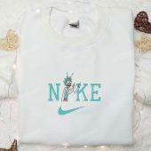 Rick Sanchez X Nike Cartoon Embroidered Sweatshirt Disney Characters Embroidered Shirt Best Gift Ideas For Family 2.jpeg - demo10