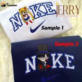 Sailor And Mask Nike Embroidered Sweatshirt| soulcals.com