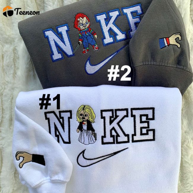 Scary Dolls Matching Set Nike Embroidered Sweatshirts| soulcals.com