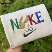 Snitch Harry Potter Nike Embroidered Sweatshirt| soulcals.com
