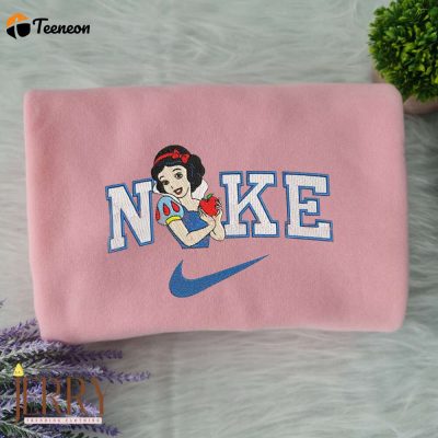 Snow White And Princess Disney Nike Embroidered Sweatshirts| soulcals.com