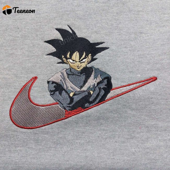 Dragon Ball Nike Embroidered Shirt Sweatshirt & Hoodie Son Goku Inspired Apparel| soulcals.com