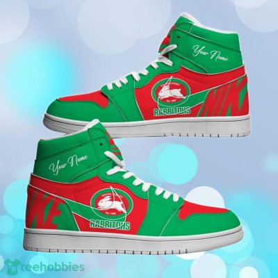 South Sydney Rabbitohs Custom Name NRL Air Jordan HighTop Best Gift For Fans