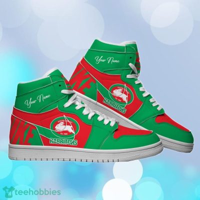 South Sydney Rabbitohs Custom Name NRL Air Jordan HighTop Best Gift For Fans