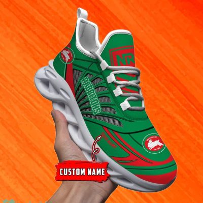 South Sydney Rabbitohs Custom Name NRL Max Soul Shoes Men And Women For Fans