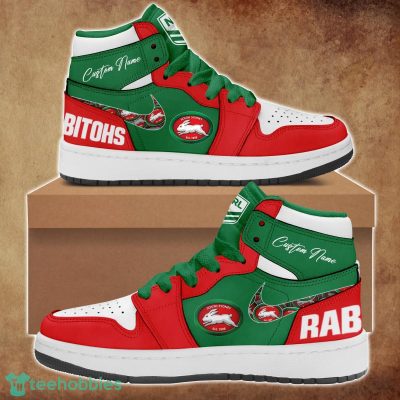 South Sydney Rabbitohs NRL Air Jordan Hightop Shoes Custom Name For fans