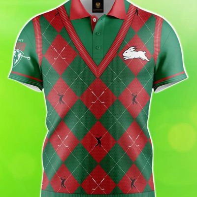 South Sydney Rabbitohs NRL Fairway Golf Polo Shirt Best Gift Men And Women For Fans
