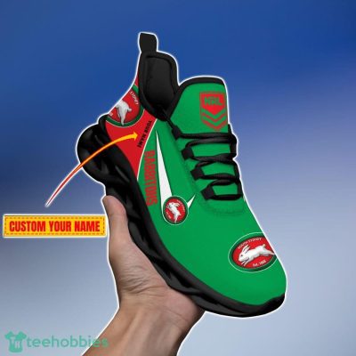 South Sydney Rabbitohs Personalized Name NRL Max Soul Shoes Gift Fans
