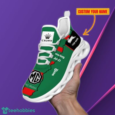 South Sydney Rabbitohs Personalized Name NRL Max Soul Shoes Unique Gift For Fans