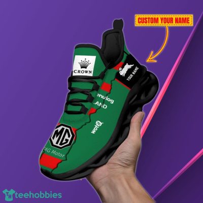 South Sydney Rabbitohs Personalized Name NRL Max Soul Shoes Unique Gift For Fans