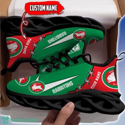 South Sydney Rabbitohs Personalized Name NRL Premium Luxury Max Soul Shoes Best Gift For Fans